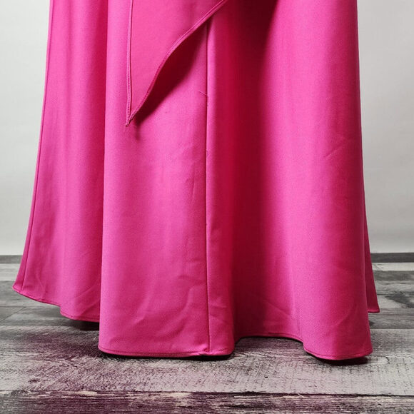 Alfred Angelo Pink Satin Bridesmaids Event Dress Size S - Picture 8 of 10